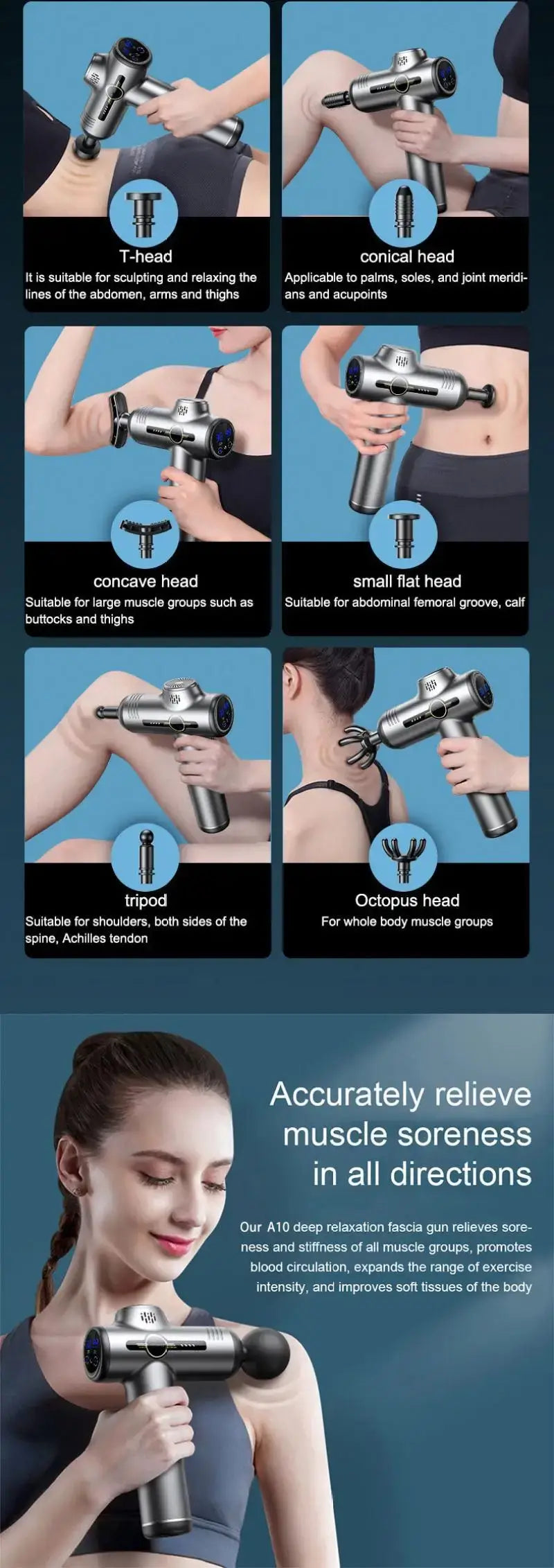 Reliefcore™ Portable Vibration Massage Gun